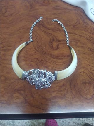 Gargantilla Colmillo Plata