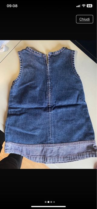 Vestito Jeans Prenatal 12-18 mesi