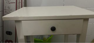 Mesita de noche Hemnes IKEA blanca