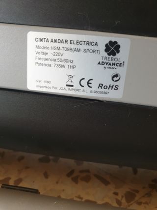 !OFERTA! Cinta caminadora Trébol Advance plegable