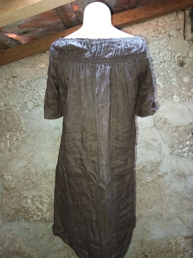 Vestido Benetton castanho