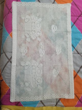 Tendini all uncinetto cotone bianco