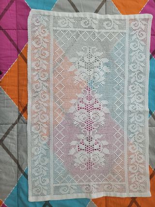 Tendini all uncinetto cotone bianco