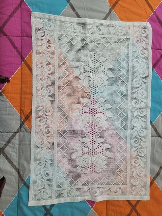 Tendini all uncinetto cotone bianco