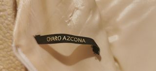 Vestido Charo Azcona beige T38