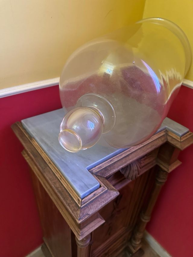 Cupola vetro vintage grande