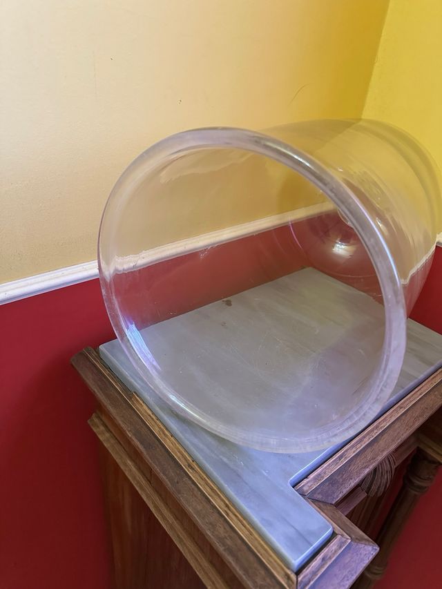 Cupola vetro vintage grande