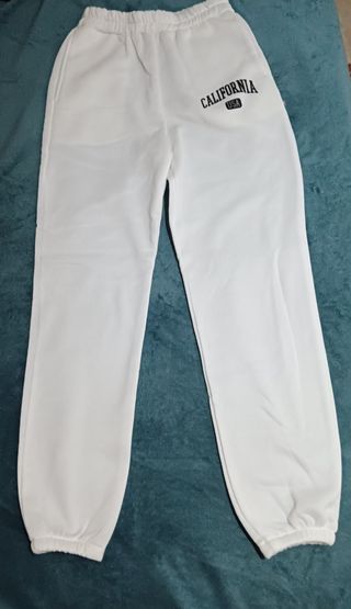 Pantalones chándal blancos (da para más talla)