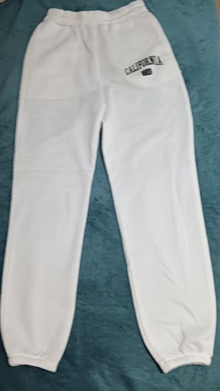 Pantalones chándal blancos (da para más talla)