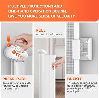 Barrera seguridad niños - 140cm