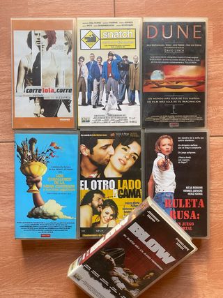 6 Películas VHS: Acción, Comedia, Drama