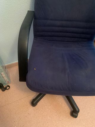 Sillón oficina azul marino