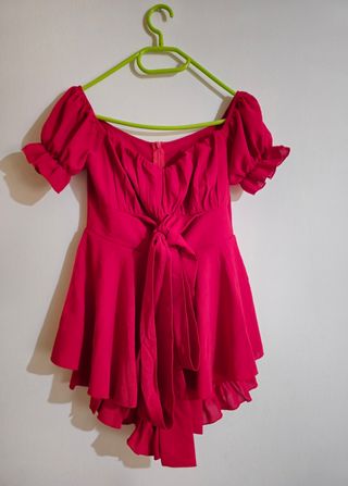 Vestido rojo Shein Mono XS