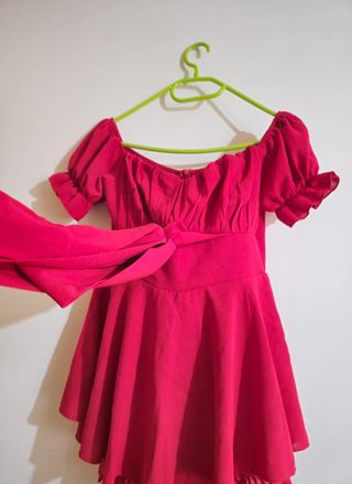 Vestido rojo Shein Mono XS