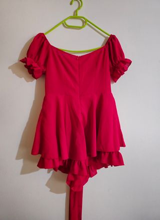 Vestido rojo Shein Mono XS