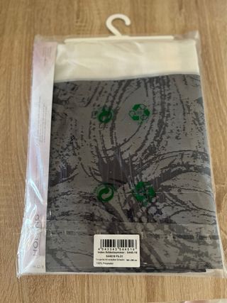 Cortina HOLLING 140x245cm Gris-Blanco