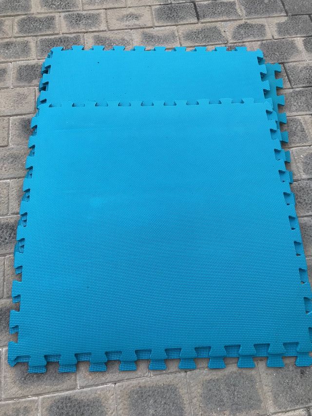 Suelo protector azul - 34 piezas