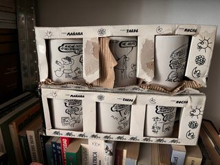 Tazas Forges - 6 tazas de porcelana