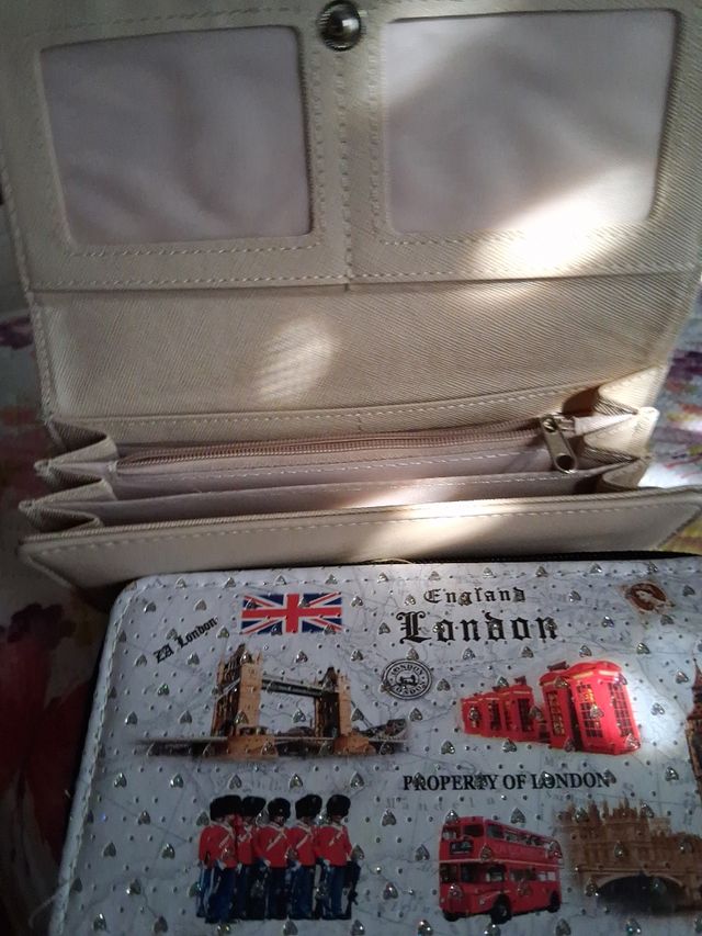 Monedero Londres - Blanco