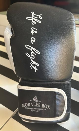 Guantes boxeo Morales Box Life is a fight 
