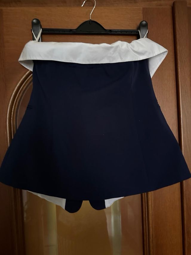 Top Blu e Bianco - Tg L