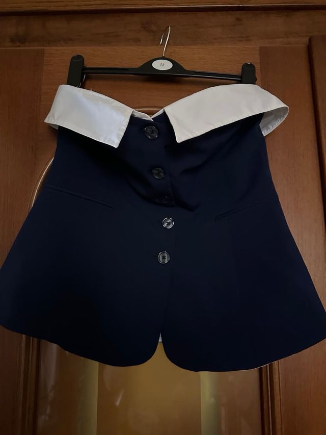 Top Blu e Bianco - Tg L