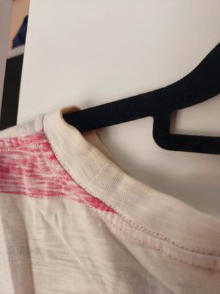 Camiseta G-Star RAW rayas rosa-blanco