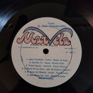 LP PUERTO RICO El Trío Vegabajeño vinilo como nuev