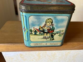 Scatola Latta Bertolini Vintage Lievito Italia