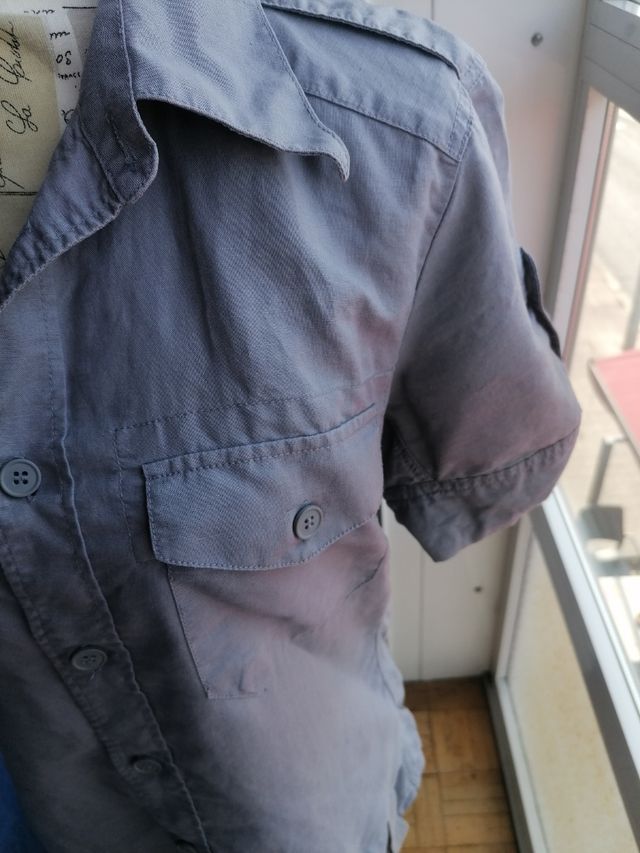 Camisa gris H&M - Talla M
