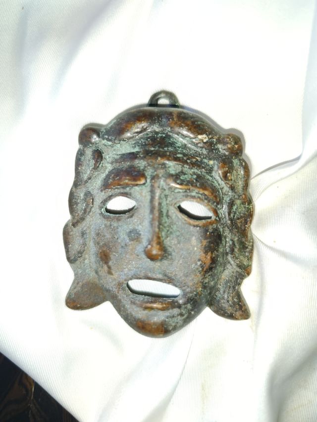 Máscaras Teatro Griego Bronce
