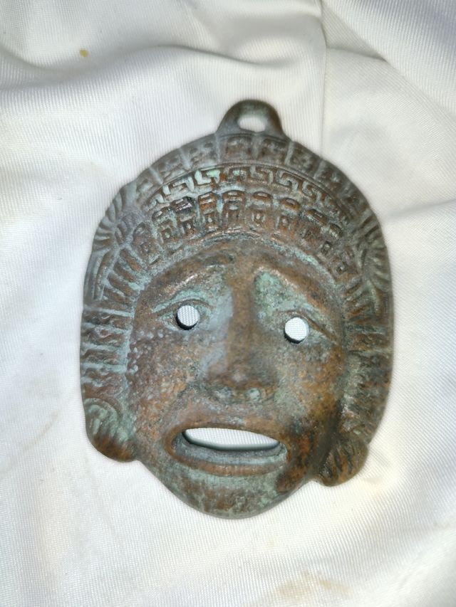 Máscaras Teatro Griego Bronce