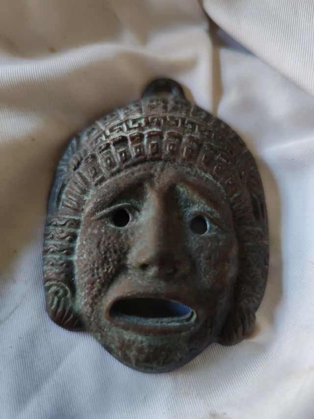 Máscaras Teatro Griego Bronce