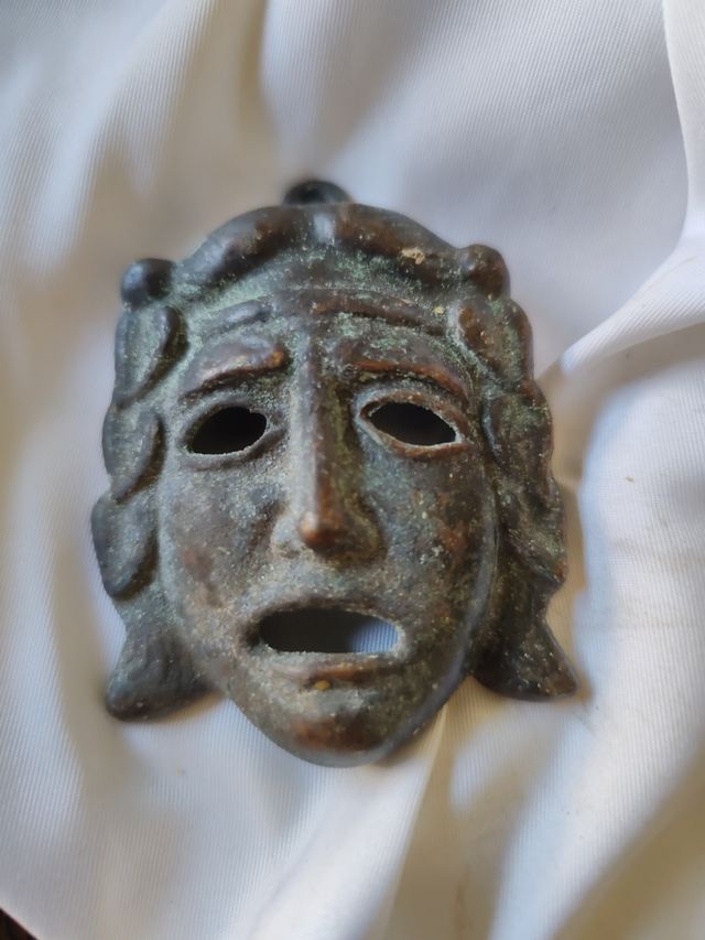 Máscaras Teatro Griego Bronce