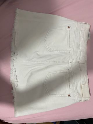 Mini Falda Mango - Blanca