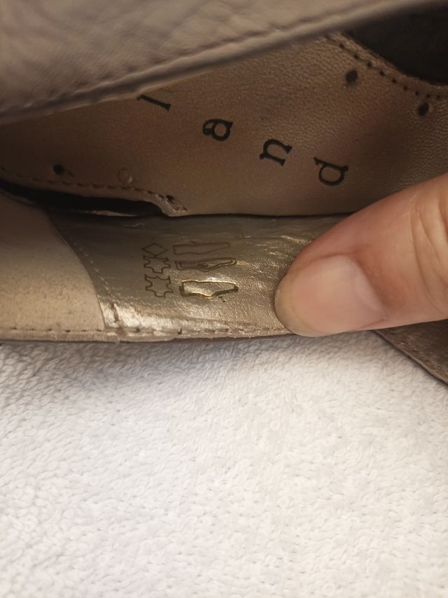 Zapatos tacón marrones mujer talla 35