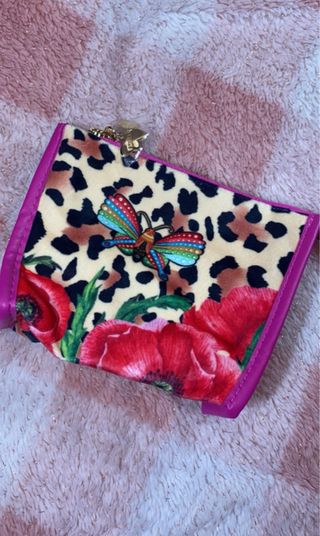 neceser nuevo multicolor con estampado de leopardo