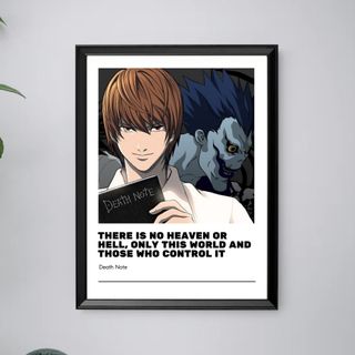 Death Note - Quadro stampa film anime manga 40x30