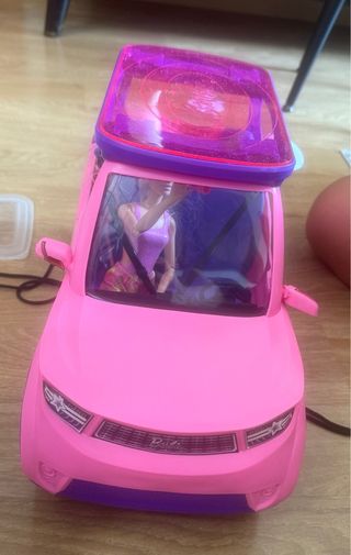 Coche Barbie rosa