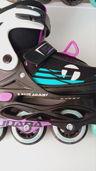 Patines en línea Tijuana Ajustables con bolsa.