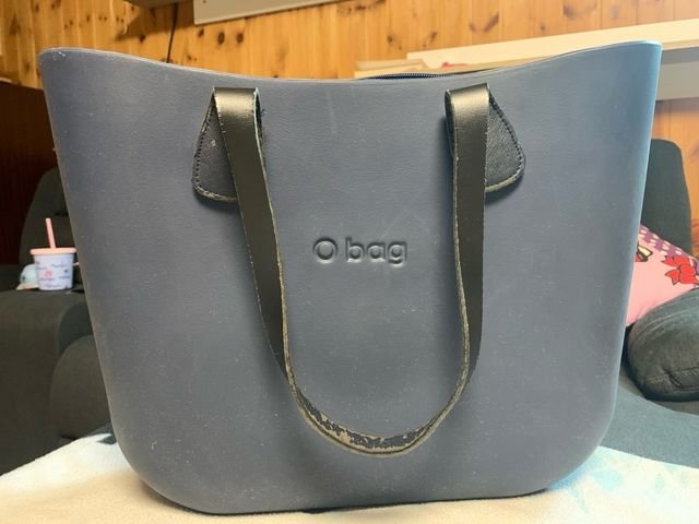 o bag (O bag) borsa grigia