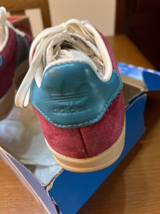 Zapatillas Adidas Gazelle Marrón-Verde Agua EU36