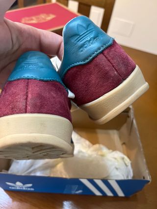 Zapatillas Adidas Gazelle Marrón-Verde Agua EU36