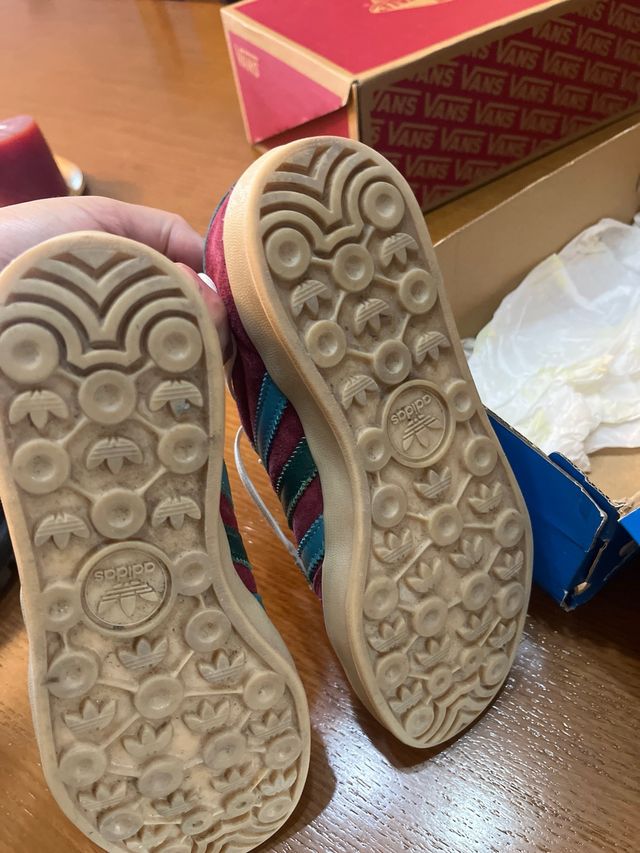 Zapatillas Adidas Gazelle Marrón-Verde Agua EU36