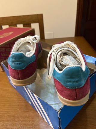 Zapatillas Adidas Gazelle Marrón-Verde Agua EU36