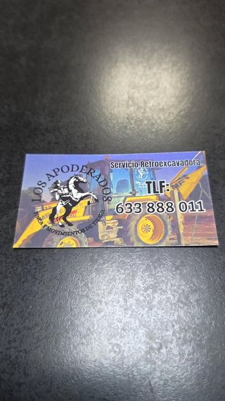 Retroexcavadora - Servicio Profesional