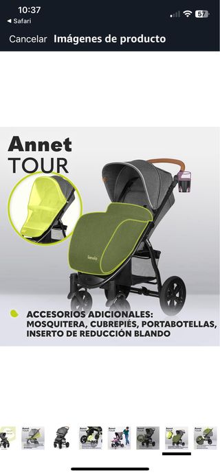 Silleta bebé Lionelo ligera