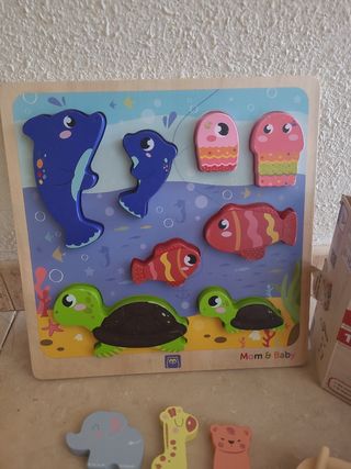 Juguetes madera bebés - educativos