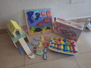 Juguetes madera bebés - educativos