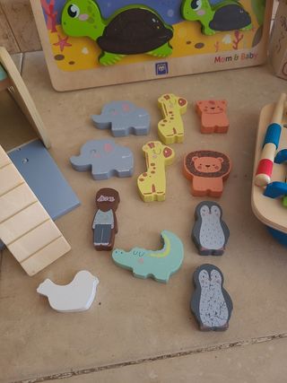 Juguetes madera bebés - educativos